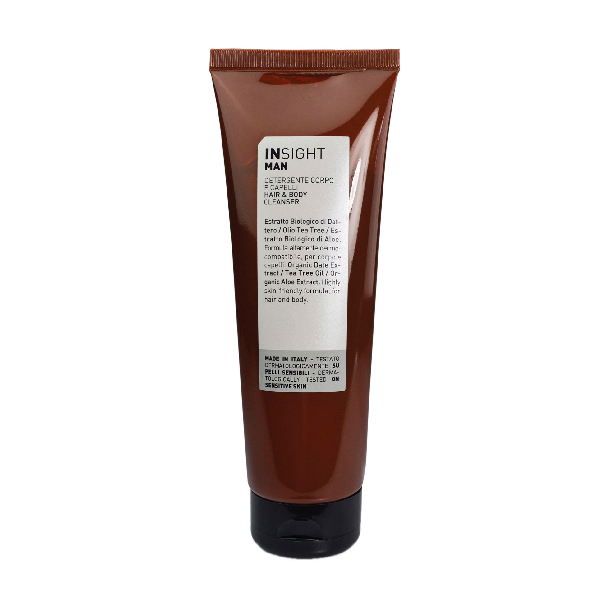 Чоловічий очищувальний засіб для волосся та тіла Insight Man Hair and Body Cleanser, 250 мл